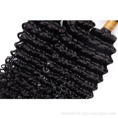 Brazilian hair 7A grade Deep Curly human hair extensions